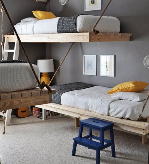 bunk beds for low ceilings